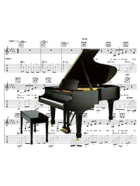 Piano - Partition - J attends
