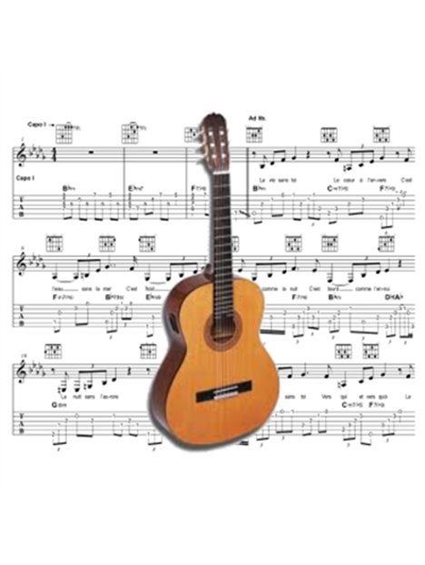 Guitare - Partition - Le souffle court